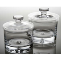 Malmo Biscuit Jar with Lid. Premium Glass.